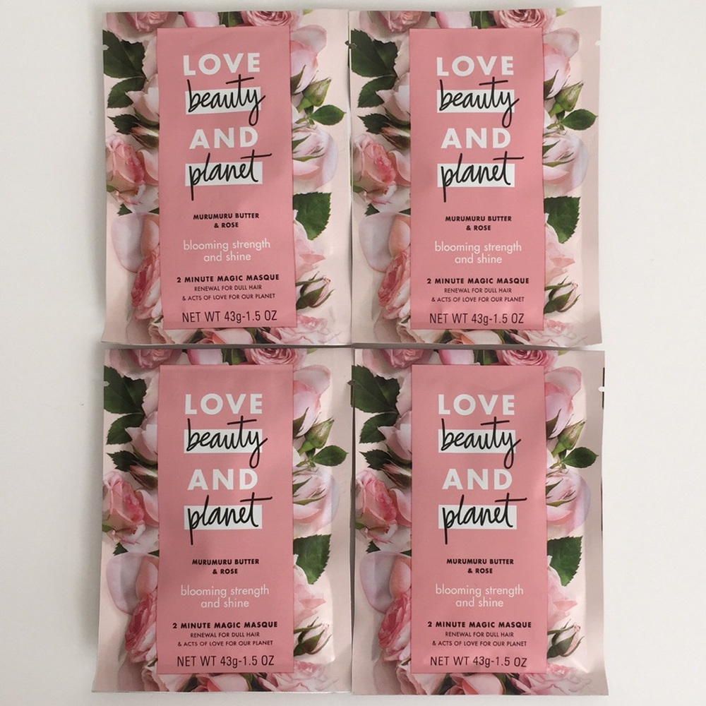 Set of 4 Love Beauty & Planet Hair Masque